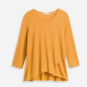 Honey Punch Stasi Cross Front Knit Top